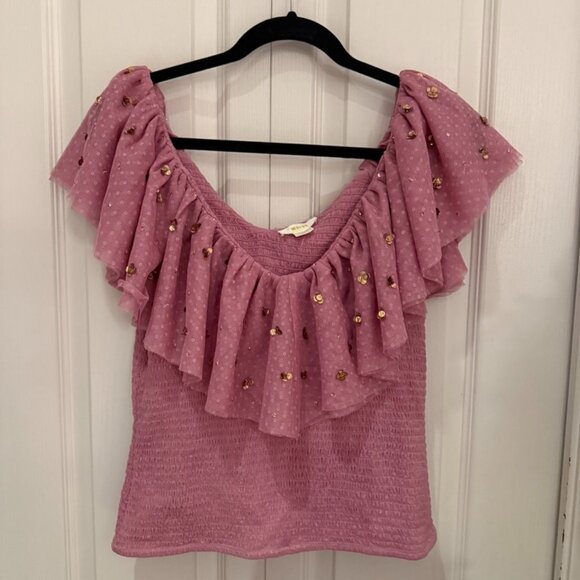NEW Maeve Anthropologie smocked blouse - Picture 2 of 11